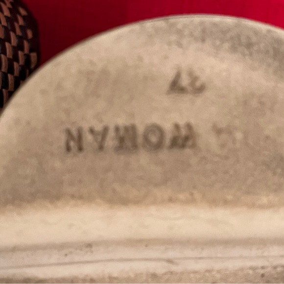 Zara Braided Leather Brown & Black Leather Bluchers Contrasting White Lo… - Picture 8 of 8